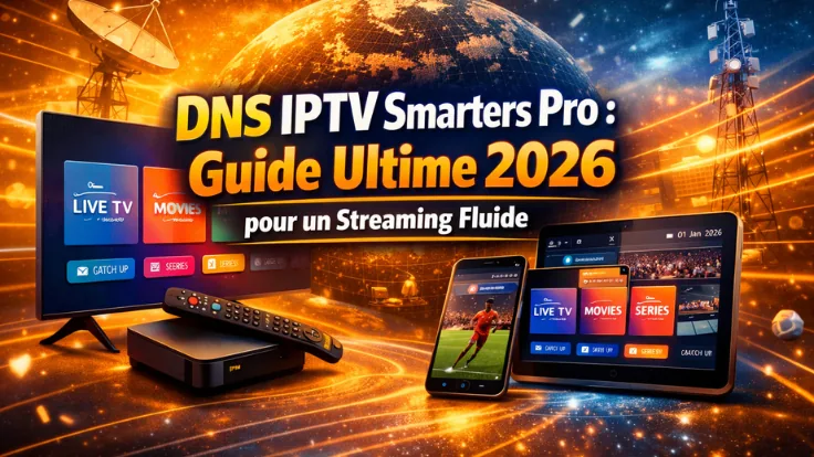 DNS IPTV Smarters Pro : Guide Ultime 2026 pour un Streaming Fluide